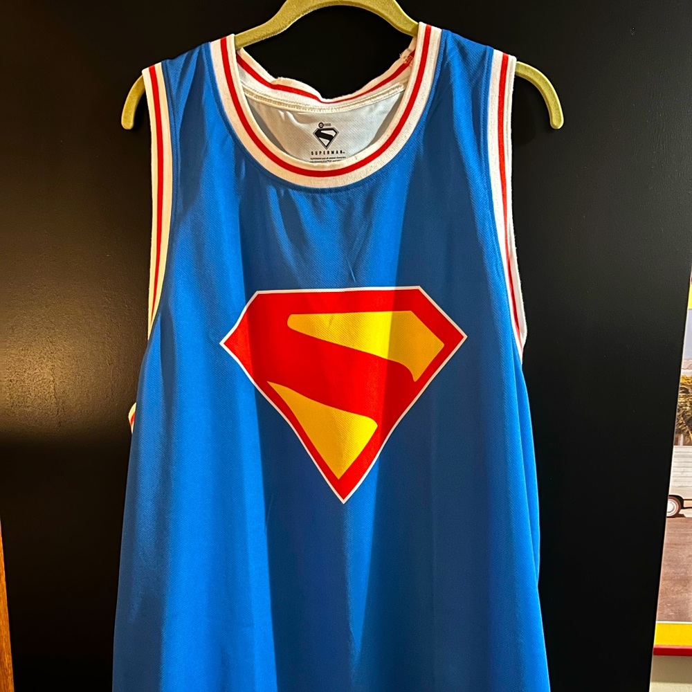 Mens  XXL James Gunn Superman Jersey Tank Top 2025